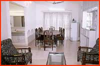 A home away from Home, these well furnished apartments in the heart of the city, combine all the amenities of a star hotel for business as well as  for holiday stay. Swimming pool, gym, telephone, T.V, AC bedrooms, well equipped kitchen and housekeeping services are the facilities offered here.